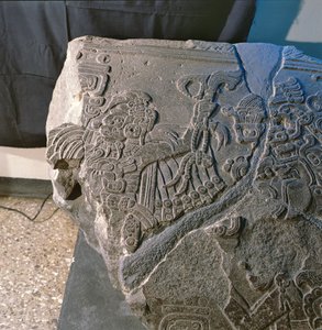 Altaar 10 van Kaminaljuyu, Guatemala, Maya Klassieke Periode (600-900 AD)